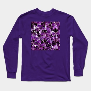 Purple Amethysts Long Sleeve T-Shirt